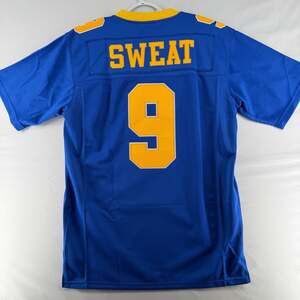 0487 Large Authentic Classics Josh Sweat High School Football Jersey